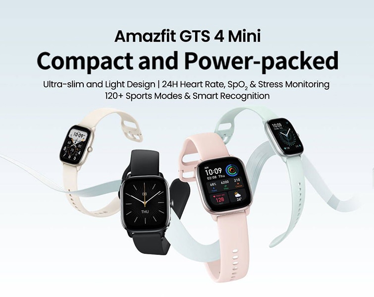 Amazfit GTS 4 Mini Midnight Black / Smartwatch 1.65