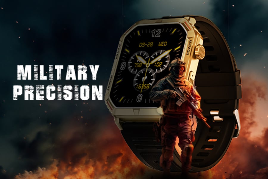 Buy Fire Boltt BSW141 Commando Smart Watch Orange at Reliance Digital