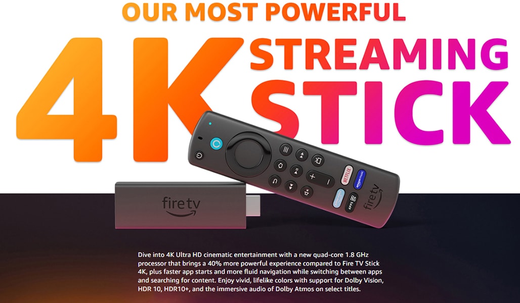 Buy  Fire TV Stick 3rd Gen (2021) Includes Alexa Voice Remote (TV &  App Control), HD Streaming Device Online at Best Prices in India - JioMart.