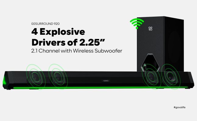 GOVO GOSURROUND 920 | 200W Soundbar, 2.1 Channel Home Theatre, Wireless ...