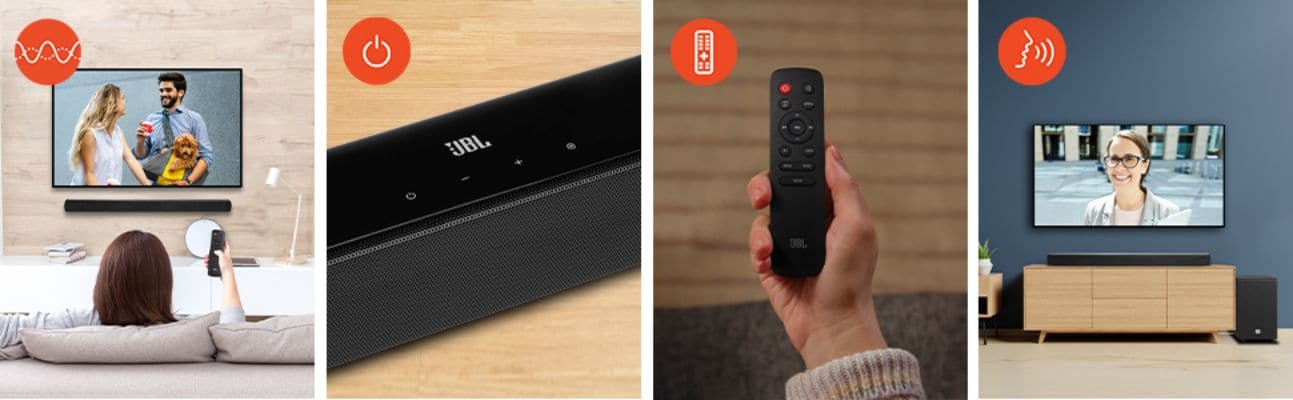 JBL Cinema SB140 2.1 Channel Sound Bar with Dolby Digital, Black - JioMart