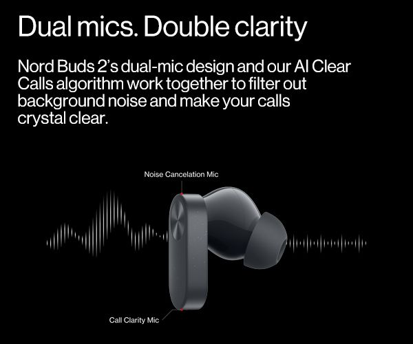 Buy OnePlus Nord Buds 2 Bluetoothh Ear-bud with Active Noise ...
