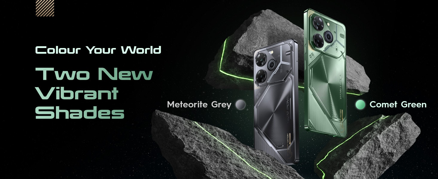 Buy Tecno POVA 6 Pro 5G 256 GB, 12 GB RAM, Meteorite Grey, Mobile Phone ...