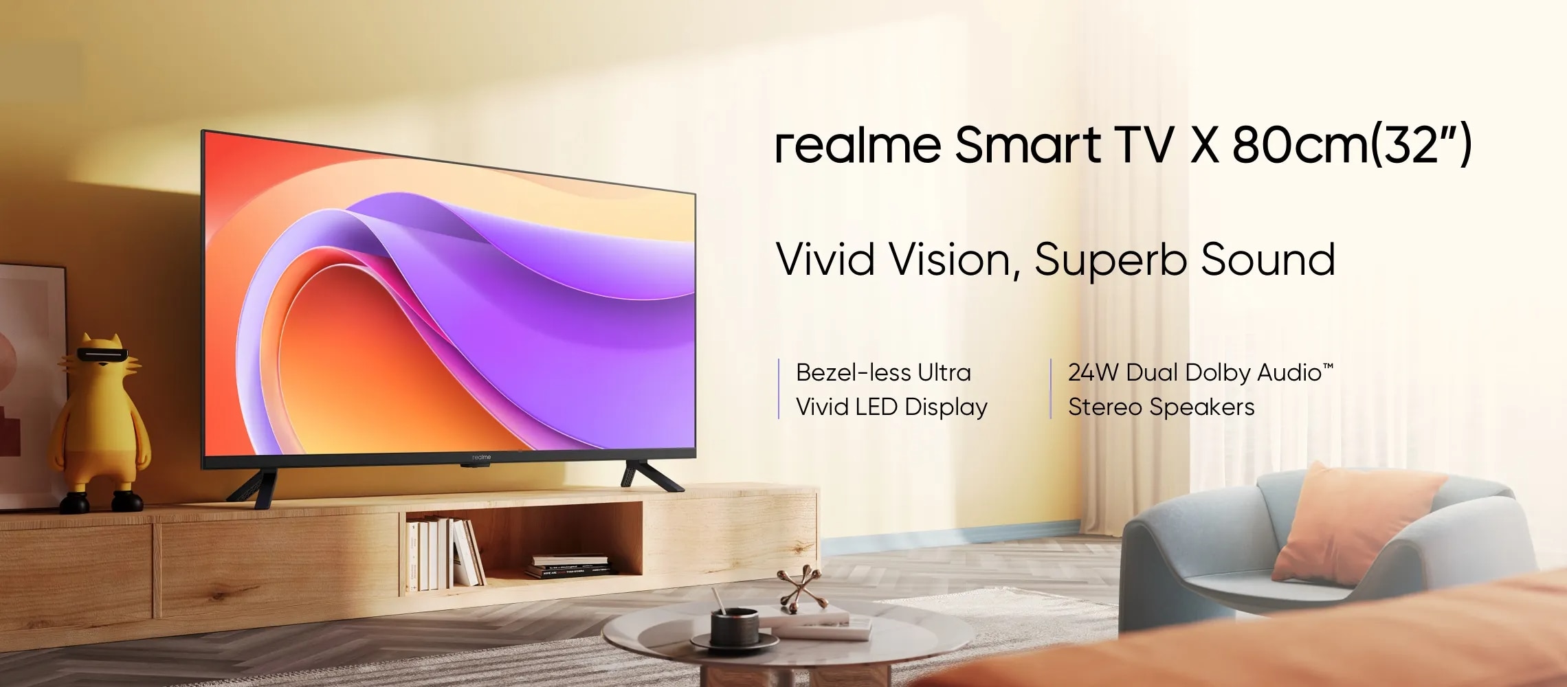 realme 80 cm (32 inch) HD Ready LED Smart Android TV Online at best Prices  In India