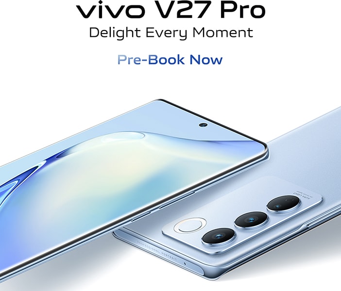Buy Vivo V27 Pro 5G 128 GB, 8 GB RAM, Magic Blue, Mobile Phone