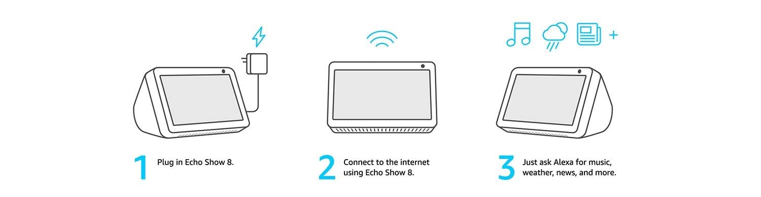 Amazon All new Echo Show 8 2nd Gen Smart Speaker