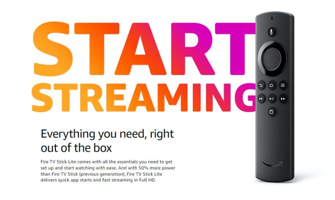 Buy  Fire TV Stick Lite with Alexa Voice Remote Lite (Black) Online  At Best Price @ Tata CLiQ