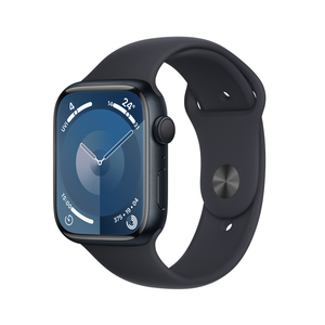 Smartwatch Apple Watch Series 9 GPS 45mm Midnight Aluminium Case com  Midnight Sport Band (S/M)