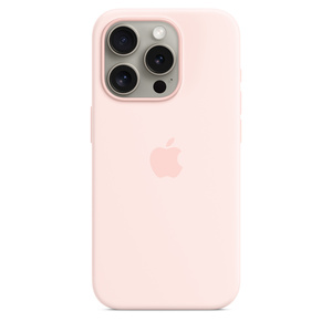 Buy Apple iPhone 15 Pro Silicone Case with MagSafe, Light Pink at Reliance  Digital