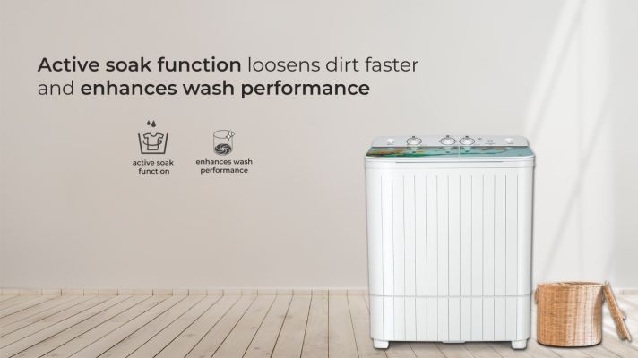 bpl 7 kg semi automatic washing machine with active soak function (bsw-7000mxyl, white)