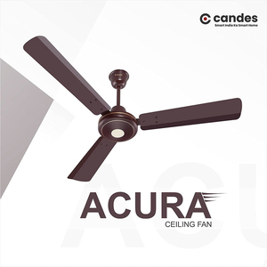Candes Acura 1200 mm High Speed BLDC Ceiling Fan, Brown