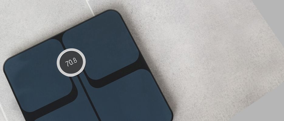 Fitbit Aria FB201W Wi-Fi Smart Scale White Weight BMI Body Fat