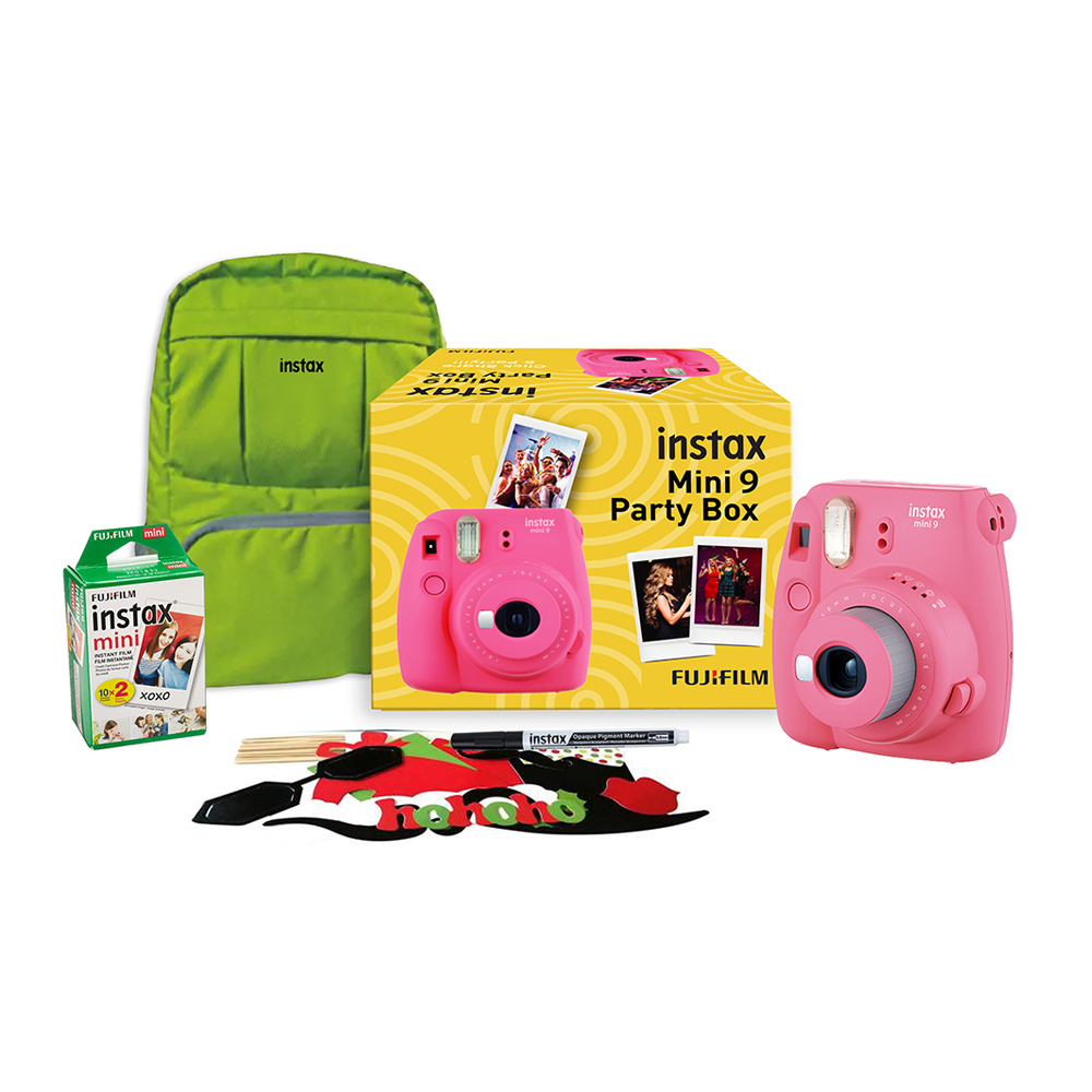 Buy Fujifilm Instax Mini 9 Party box, Pink Camera at Reliance Digital