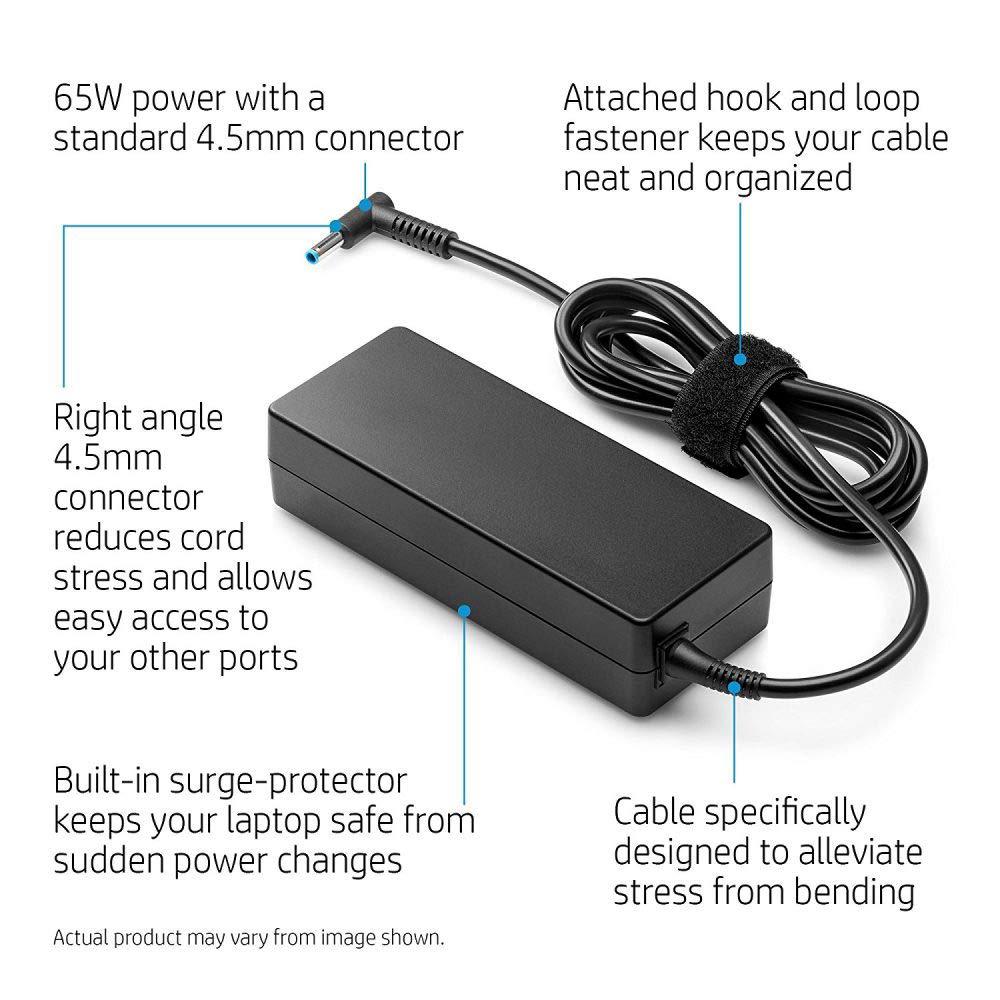 HP 65W AC Charger Adapter for HP Pavilion Black (Without Power Cable)- Y5Y43AA at Best Price on Reliance Digital