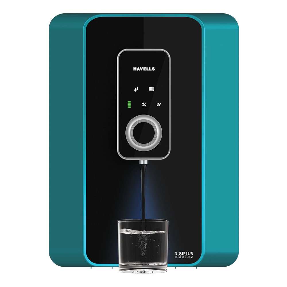 Havells RO+UV Water Purifier, Digiplus Alkaline with iProtect Purification Monitoring and Alkaline Taste Enhancer