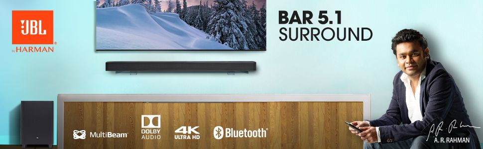 JBL Bar 5.1 Surround 550W Bluetooth Soundbar