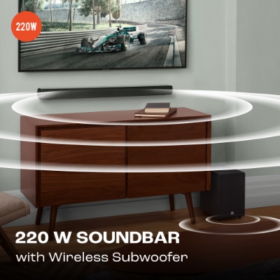 jbl cinema sb170 2.1 channel sound bar with wireless subwoofer