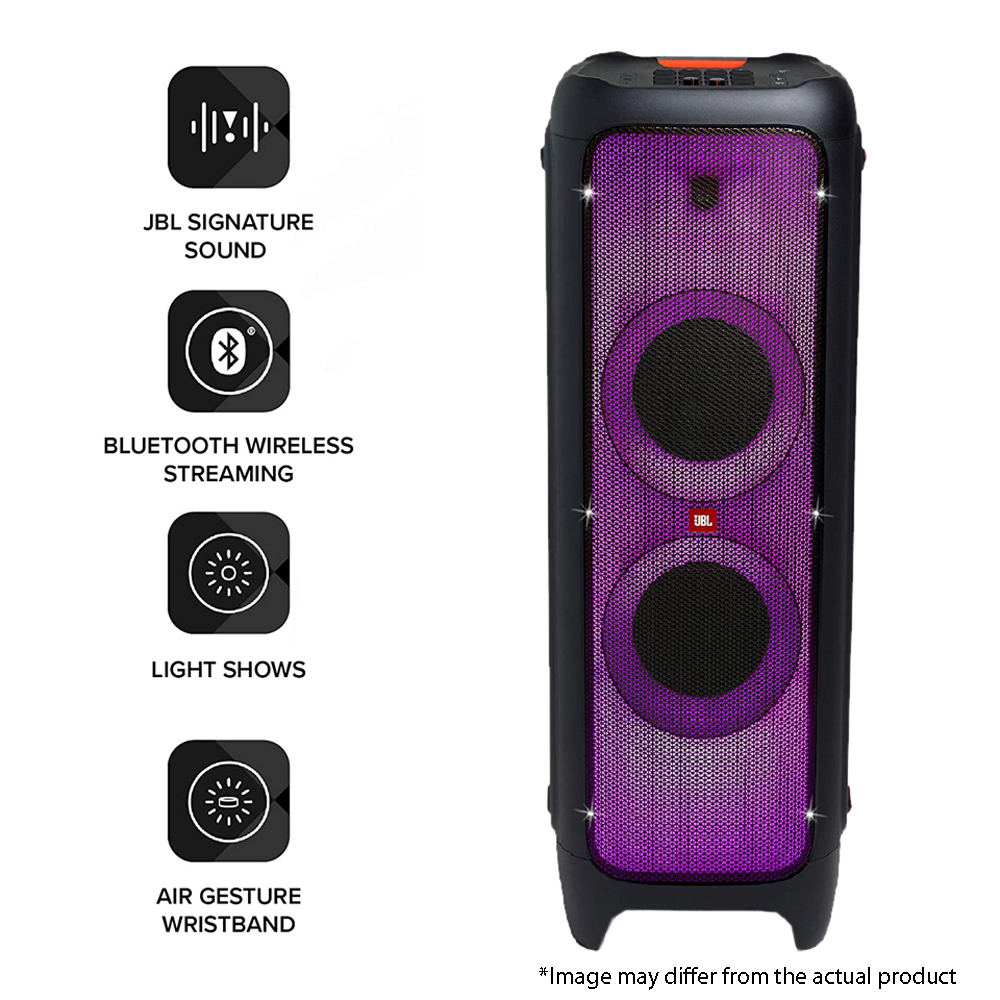 JBL PartyBox On-the-Go Portable Bluetooth Speaker Black New Open Box