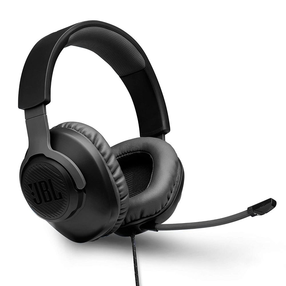 Krage Metal linje Soaked Buy JBL Quantum 100 Wired Over-Ear Gaming Headset with Detachable Mic for PC,  Mobile, Laptop, PS4, Xbox, Nintendo Switch, VR (Black) at Reliance Digital