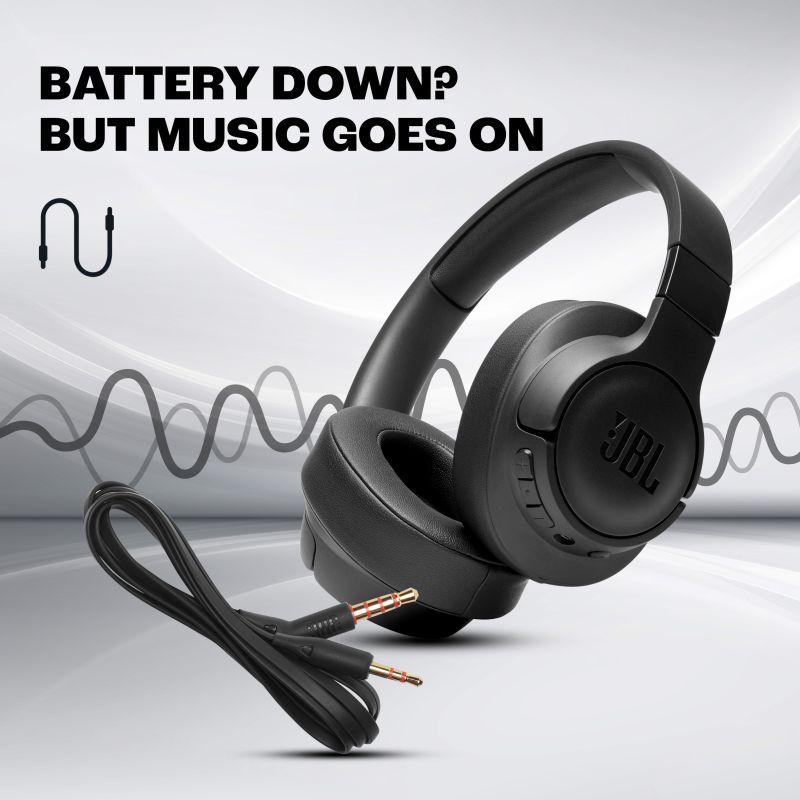 Buy JBL Tune 710BT Wireless Bluetooth Headphone with 50 Hours of playtime,  Hands free calls and voice assistant, Multi point connection, JBL Pure Bass  Sound, White Online at Best Prices in India - JioMart.