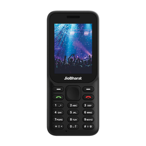 JioBharat B1 4G Keypad Phone with JioCinema, JioSaavn, JioPay (UPI), 6.1 cm (2.4 Inch) Big Display, Powerful Battery (2000mAh), Digital Camera, Black, Locked for JioNetwork