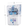 Kent 9 litres RO+UV+UF+TDS Water Purifier, ZWW Series Grand+ with Zero Water Wastage and Auto-Flushing System