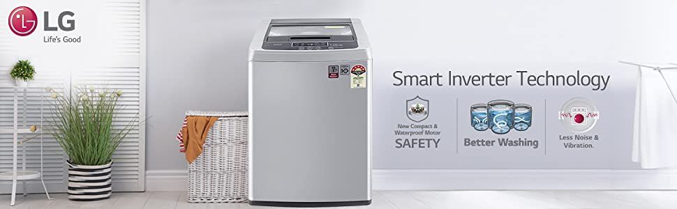 LG 6.5 Kg 5 Star Inverter Turbodrum Fully Automatic Top Loading Washing  Machine (T65SKSF4Z, 3 Smart Motion, Tub Clean, Middle Free Silver) :  : Home & Kitchen