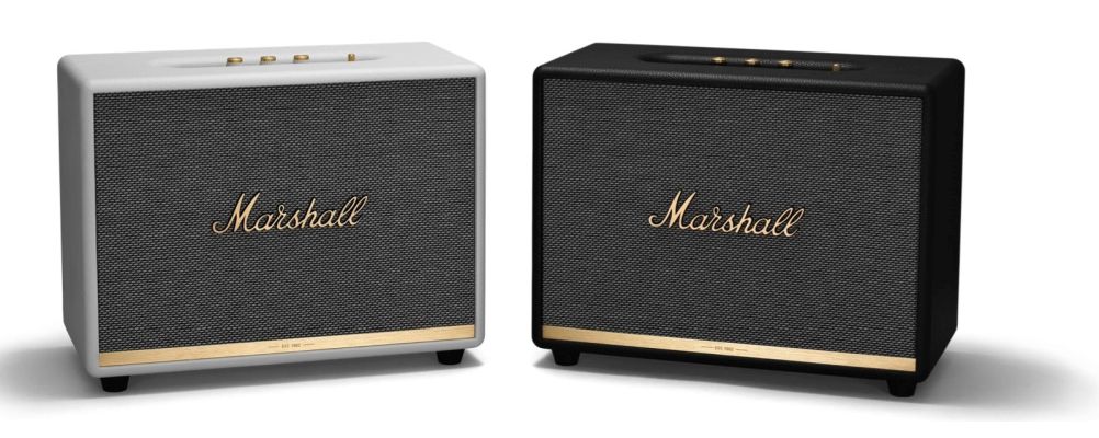 Buy Marshall Woburn II Bluetooth Speaker, Multi-host functionality,  Bluetooth 5.0, aptX technology, 10 metres range, 3.5 mm Jack, LED lights,  Stereo Sound, Bass-reflex, Two 50 Watt Class D amplifier Black at Reliance  Digital