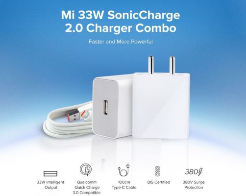 Cargador Xiaomi 33W Charger (Type-A)