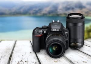Buy Nikon D3500 DSLR Camera Black + AF-P 18-55mm VR Lens + AF-P 70-300mm  Online in UAE
