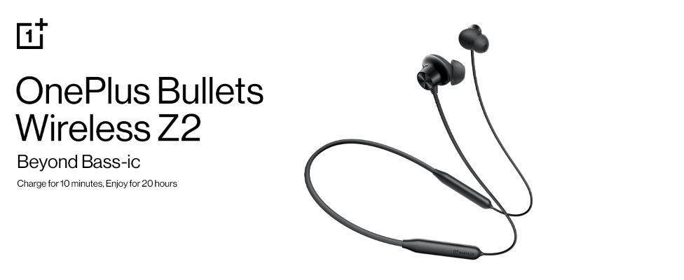 Buy OnePlus Bullets Z2 Wireless Neckband with IP55 Sweat & water Resistant, upto 30 hrs playtime, AI Noise Cancellation, Magico Online at Best Prices in - JioMart.