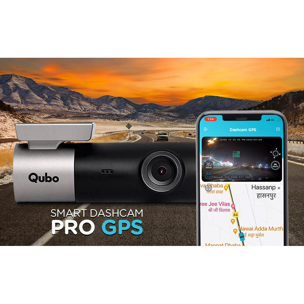 Buy Qubo Pro HCA02 Car Dash Camera Pro GPS with Pro App Support