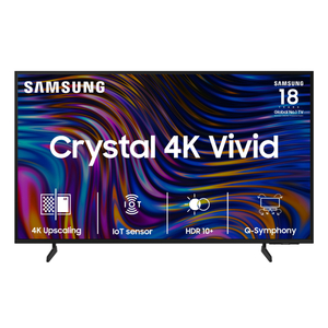 Samsung Crystal 4K Vivid 108 cm (43 inch) Ultra HD (4K) LED Smart Tizen TV  (UA43DUE70B )- 2024 Edition