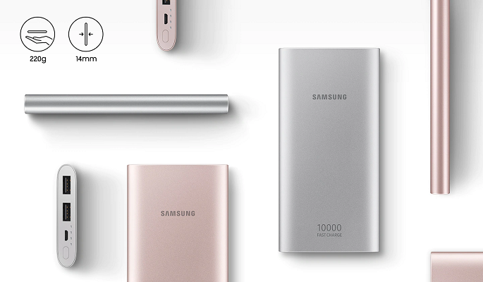 Buy Samsung 10000 mAh Power Bank, Silver EB-P1100BSNGIN Online at Best  Prices in India - JioMart.
