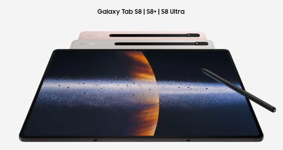 Buy Samsung Galaxy Tab S8 WiFi + 5G 27.94 cm (11 Inch) Tablet, 8 GB RAM,  128 GB, Pink Gold, SM-X706BIDAINU Online at Best Prices in India