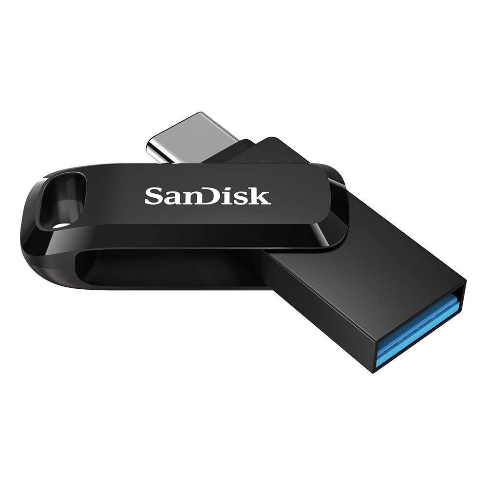 SanDisk 128GB Ultra Dual Drive USB Type-C - USB-C, USB 3.1 -  SDDDC2-128G-G46, Gray