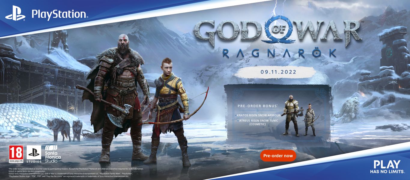 How to pre-order God of War Ragnarok on PS5 and PS4