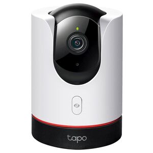 TP-Link Tapo C225 4MP 2K QHD 1440p Pan/Tilt WiFi Security Smart AI Camera, Indoor CCTV, Starlight Sensor, Night Vision, Alexa and Google Home Compatibility, No Hub Required, SD Storage