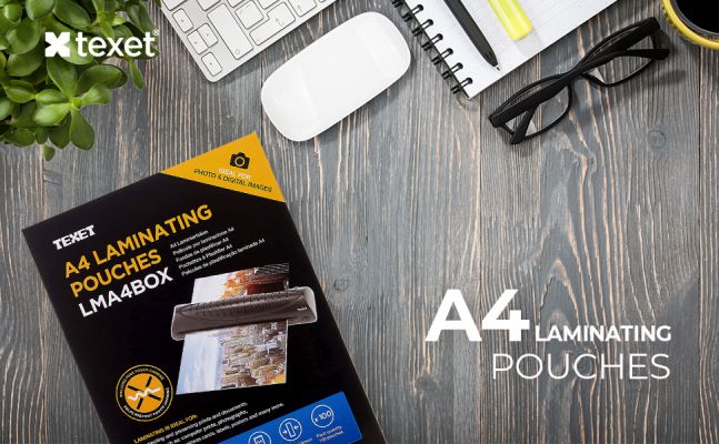 Texet Laminating Pouches A4 25 Pack
