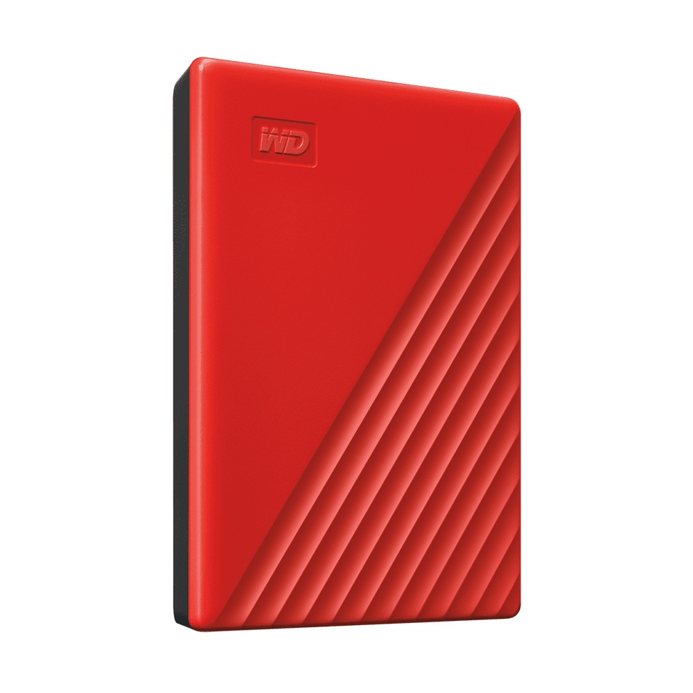 Western Digital 4 TB My Passport External Portable Hard Disk Drive (HDD), USB 3.0, Red, WDBPKJ0040BRD