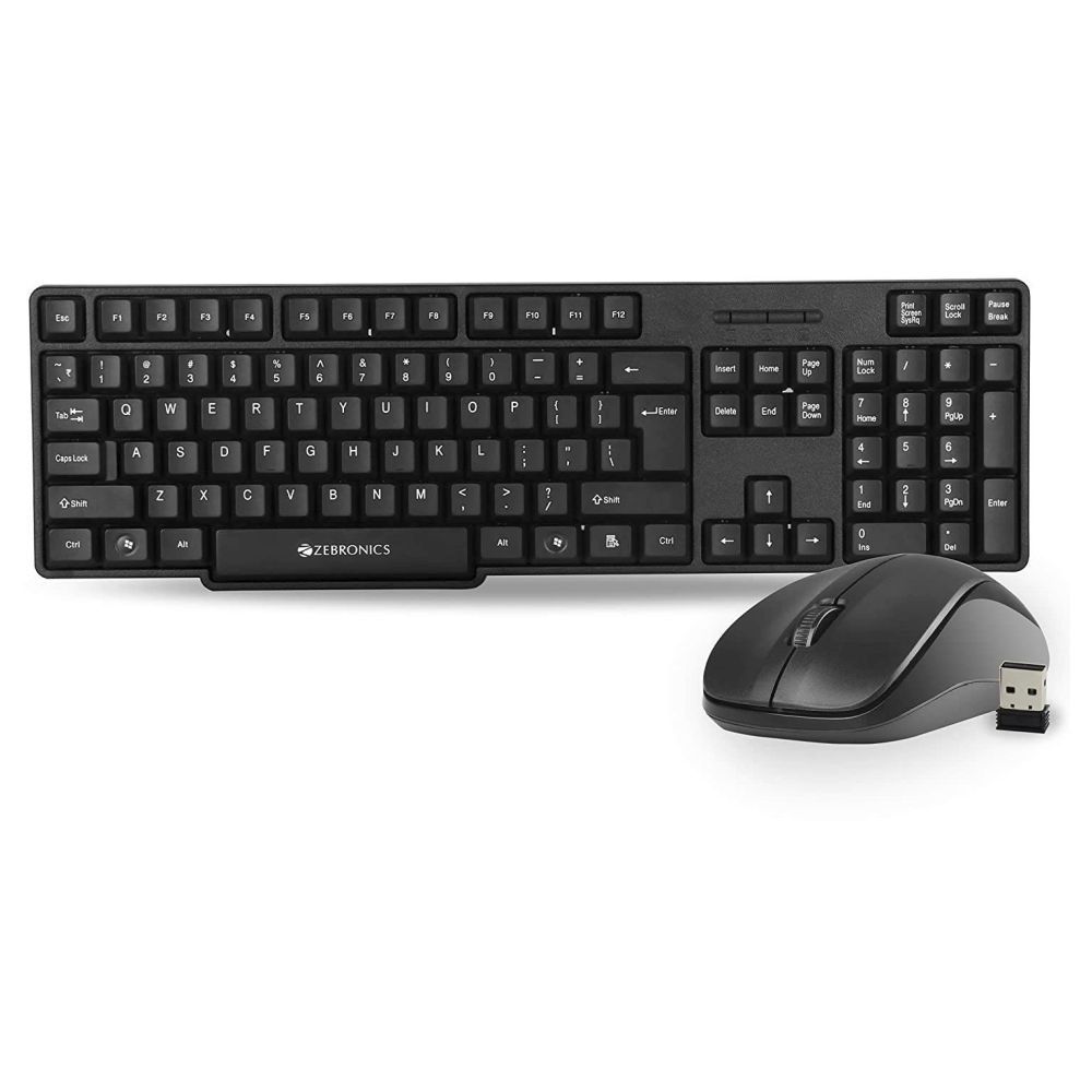 Buy Zebronics Zeb-Companion 107 Wireless Keyboard and Mouse Combo