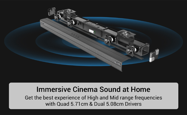 Zebronics Juke Bar 9800DWS Pro Dolby Atmos - Soundbar