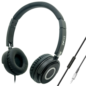 Buy boAt BassHeads 910 Wired Headphone with Mic, Black at Reliance Digital