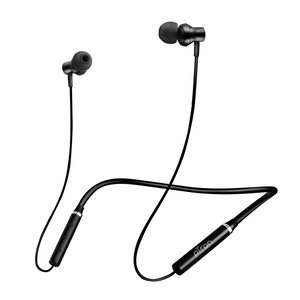Ptron Bassstrings 4A Bluetooth Wireless Neckband Earphone with Mic, Noise Cancellation and Secure Fit (Black)