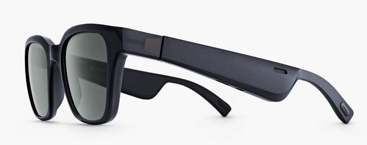 Best Buy: Bose Frames Tenor — Rectangular Bluetooth Audio Sunglasses Black  851338-0110